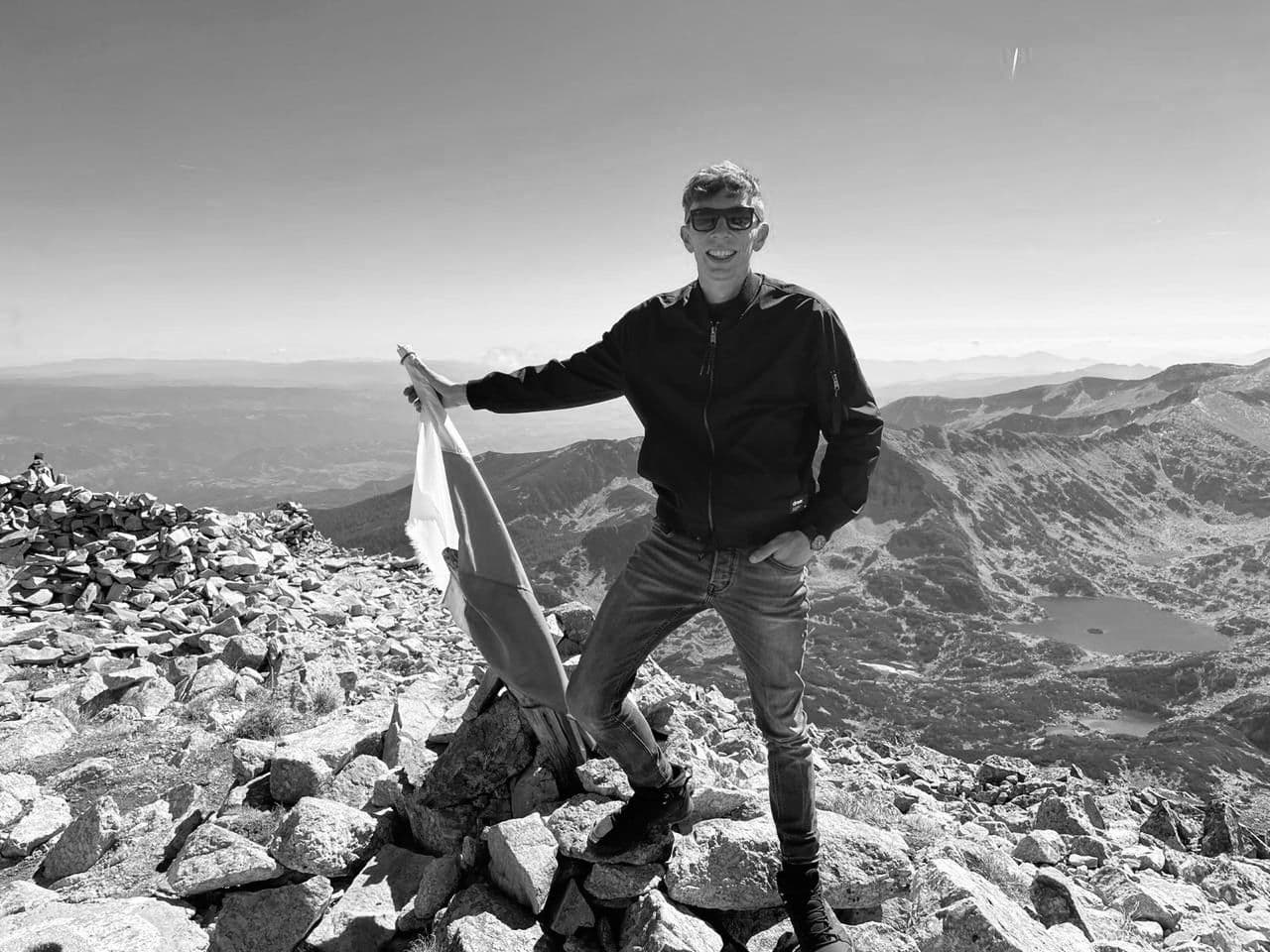 Ben Rhode auf dem Gipfel